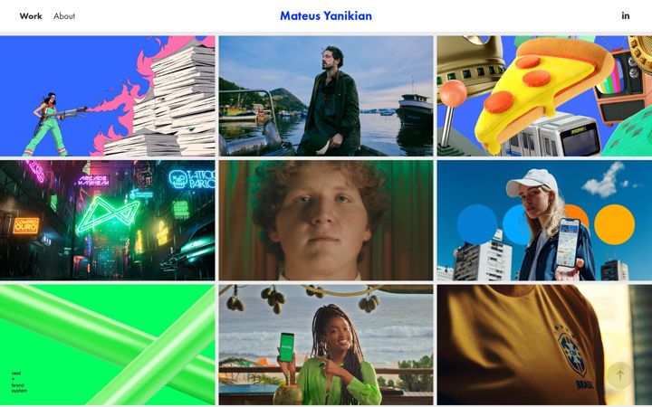 Screenshot of mateusyanikian.com