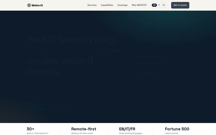 Screenshot of matevit.com