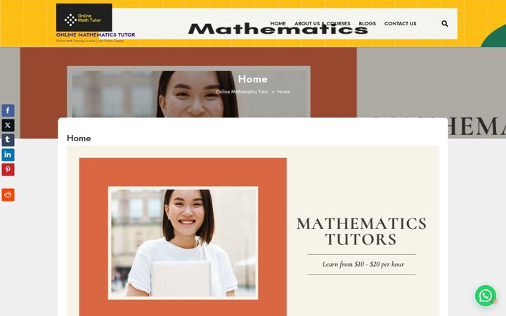Screenshot of mathedu.co.in