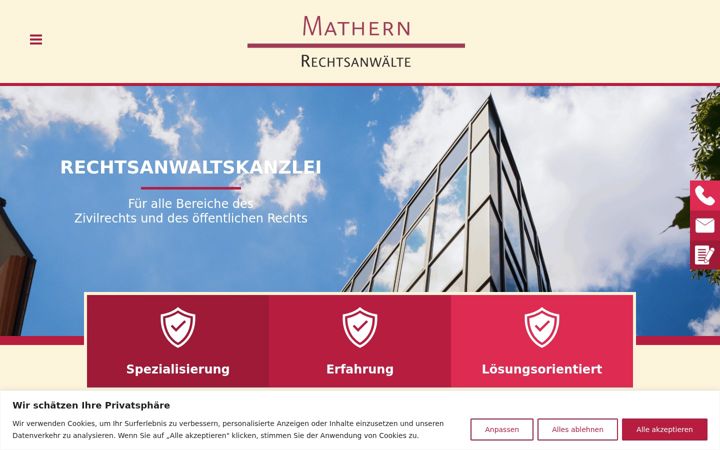 Screenshot of mathern-chemnitz.com