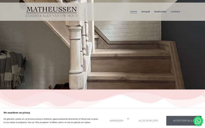 Screenshot of matheussen.com