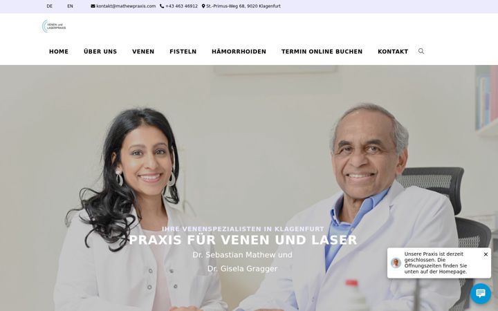 Screenshot of mathewpraxis.com