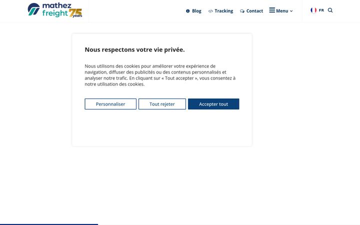Screenshot of mathezfreight.com