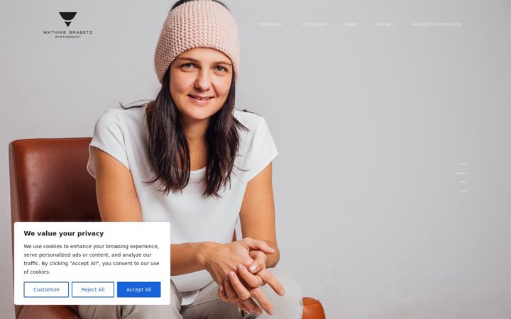 Screenshot of mathiasbrabetz.com