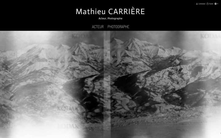 Screenshot of mathieucarriere.com