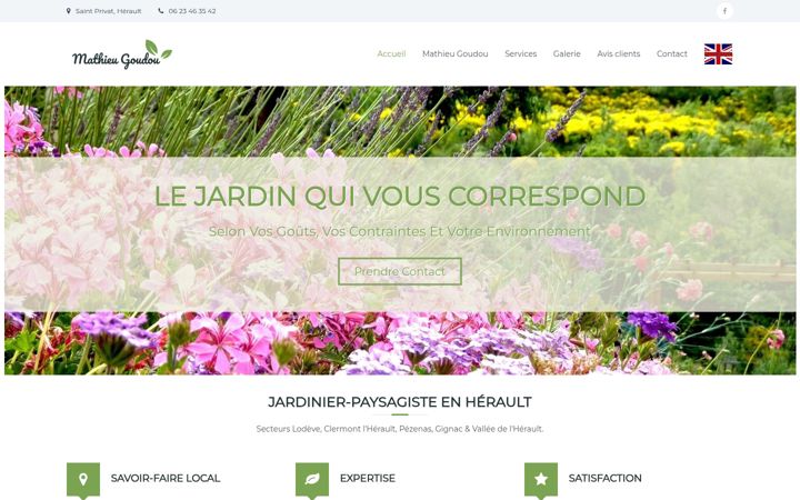 Screenshot of mathieugoudou.com