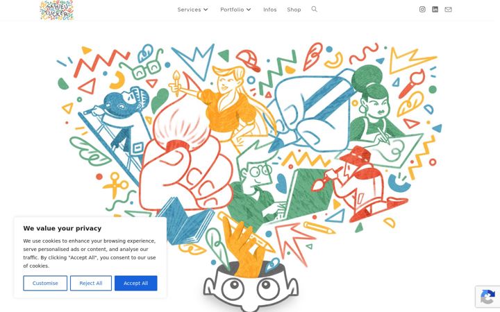 Screenshot of mathieutucker.com