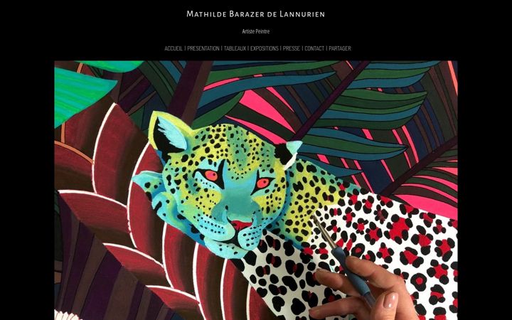 Screenshot of mathildebarazerdelannurien.com
