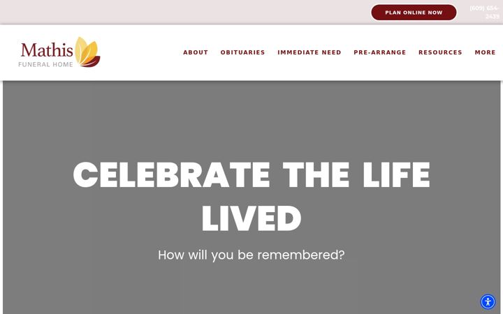 Screenshot of mathisfuneralhome.com