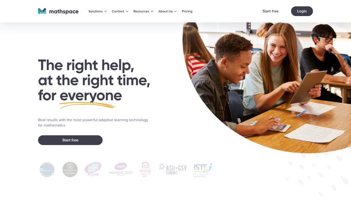 Screenshot ta' mathspace.co