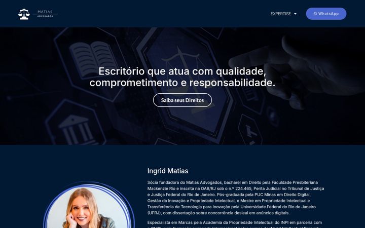 Screenshot of matiasadv.com