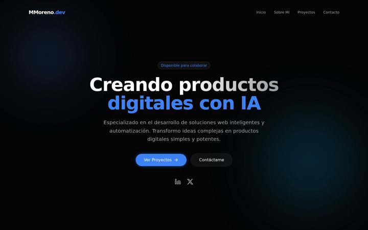 Screenshot of matiasmoreno.com