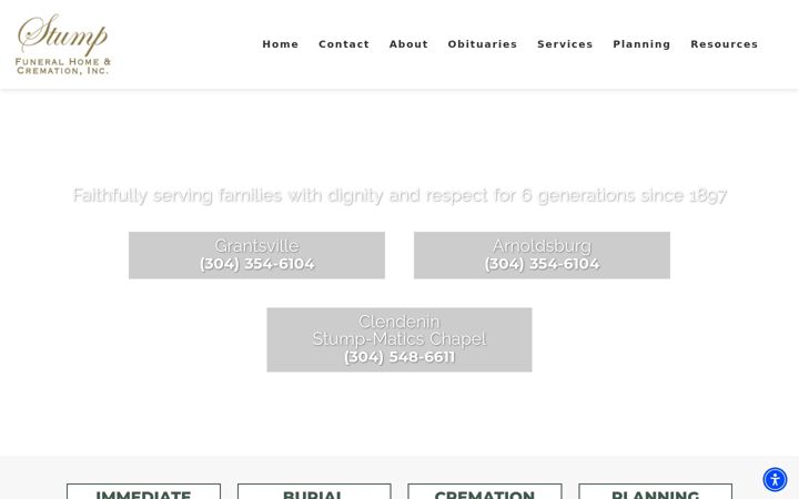 Screenshot of maticsfuneralhome.com