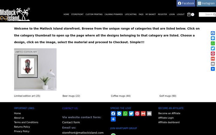 Screenshot of matlockisland.com
