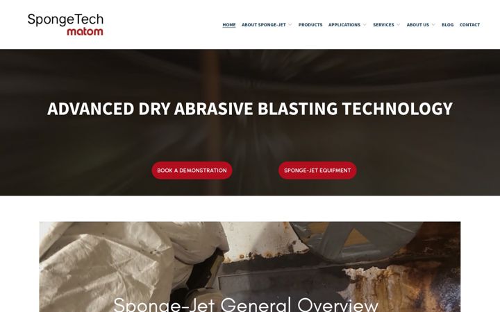 Screenshot of matomspongetech.com