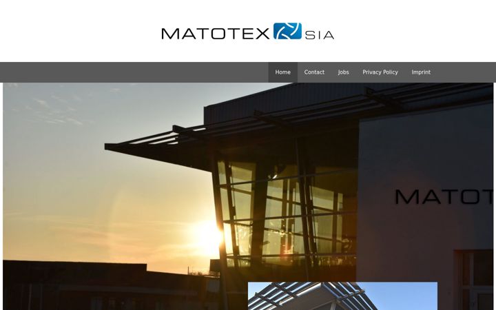 Screenshot of matotex.com