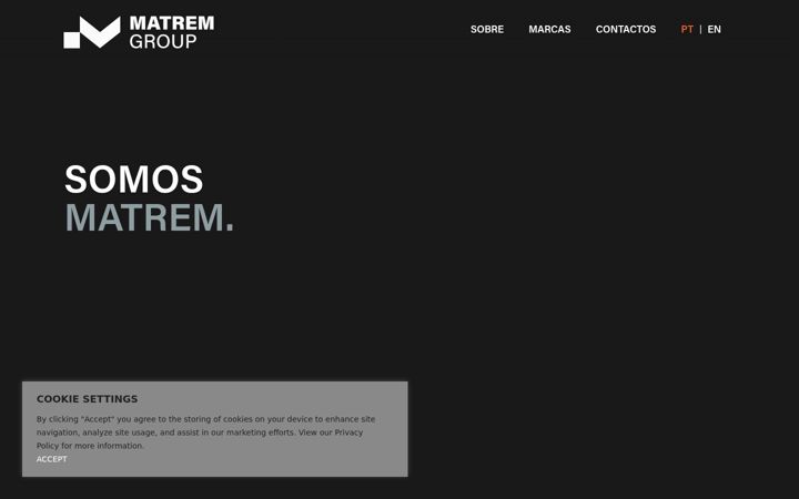 Screenshot of matremgroup.com