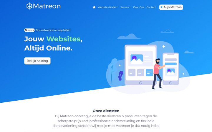 Screenshot of matreondns.net