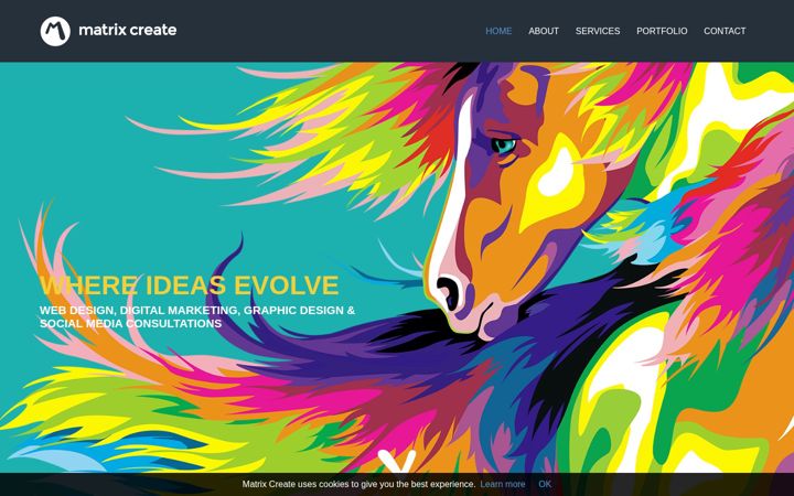 Screenshot of matrixcreate.com