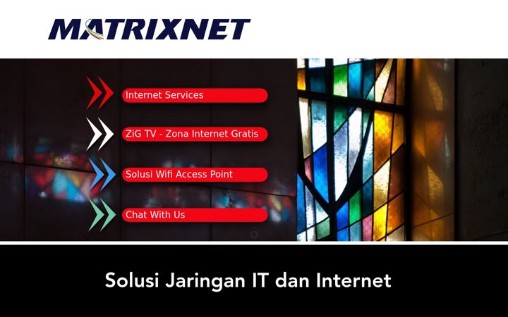 Screenshot of matrixglobal.net.id