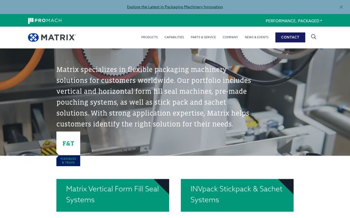 Screenshot of matrixpm.com