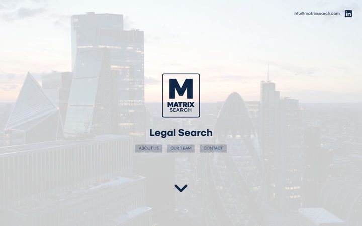 Screenshot of matrixsearch.com