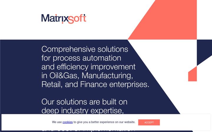 Screenshot of matrixsoft.com