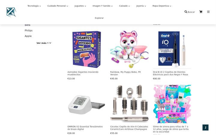 Screenshot of matrixstorespain.com