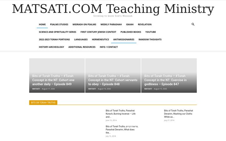 Screenshot of matsati.com