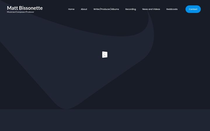 Screenshot of mattbissonette.com