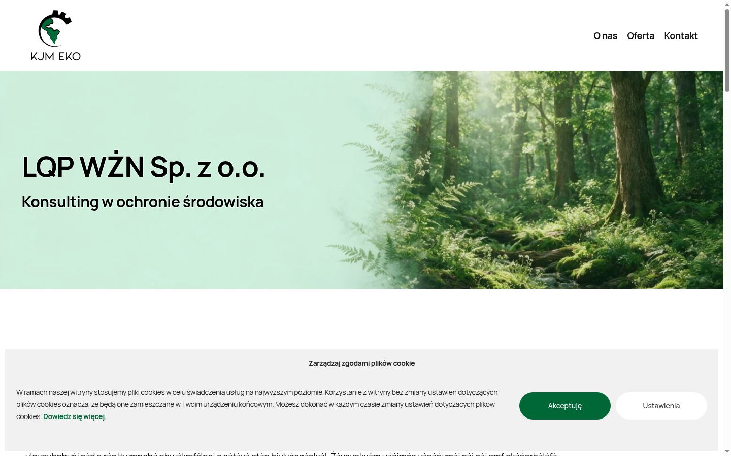 Ekrānuzņēmums ar piekrišanas baneri, kas tika rādīts pirms jebkādas mijiedarbības