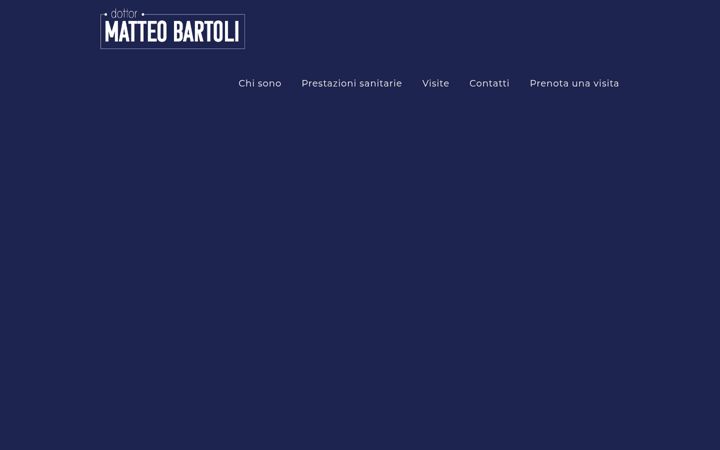 Posnetek zaslona matteobartoli.it