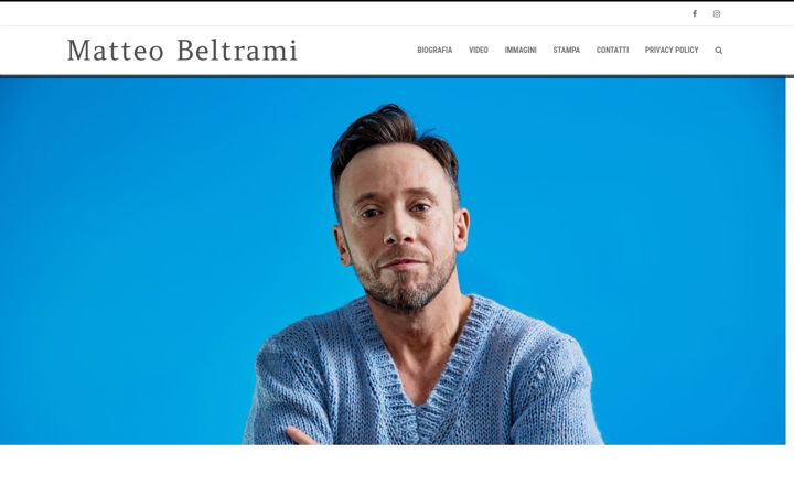 Screenshot of matteobeltrami.com