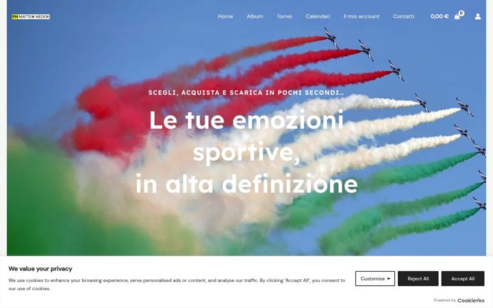 Screenshot of matteonedok.com