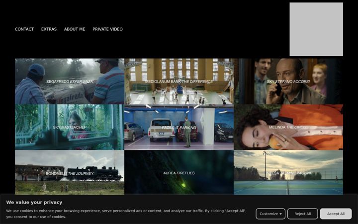 Screenshot of matteosironi.com