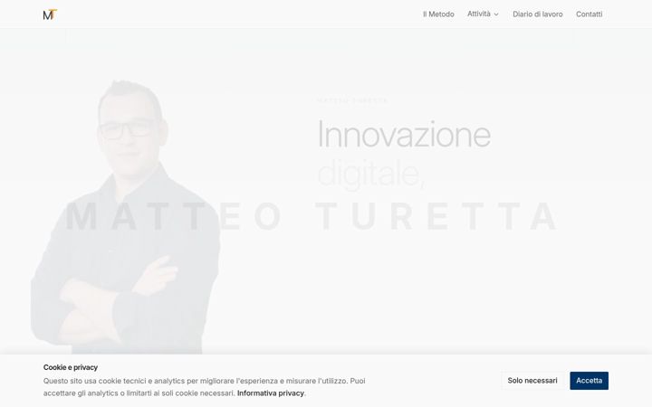 Screenshot of matteoturetta.it