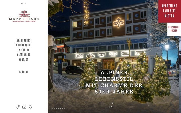 Screenshot of matterhaus.ch