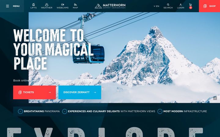 Screenshot of matterhornparadise.ch