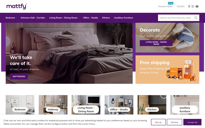 Screenshot of mattfy.com