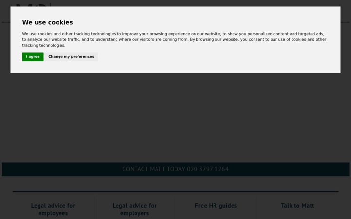 Screenshot of mattgingell.com