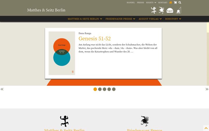 Screenshot of matthes-seitz-berlin.de