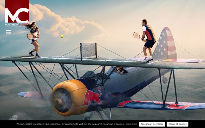 Screenshot of matthewcherry.com