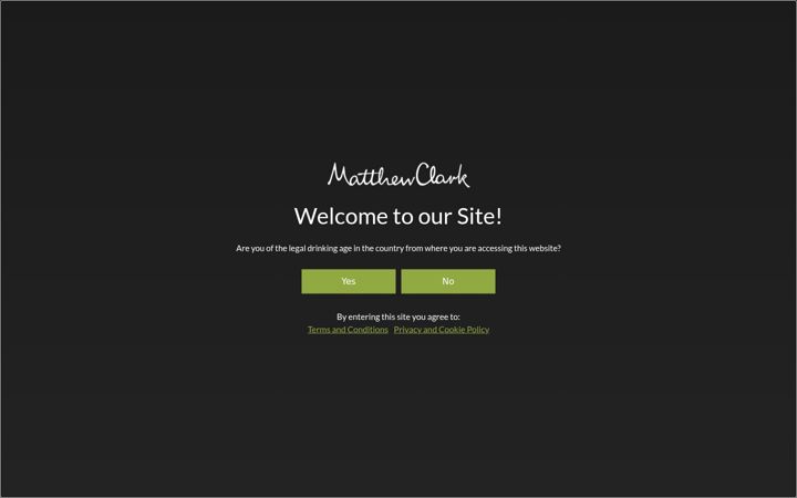 Screenshot of matthewclarklive.com