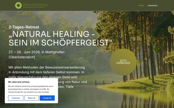 Screenshot of matthiashartl.com