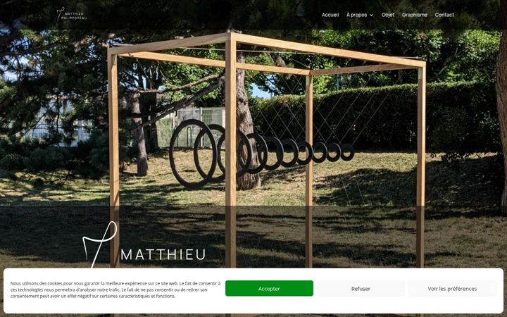 Screenshot of matthieuphlippoteau.com