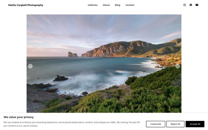 Screenshot of mattiacargiolli.com