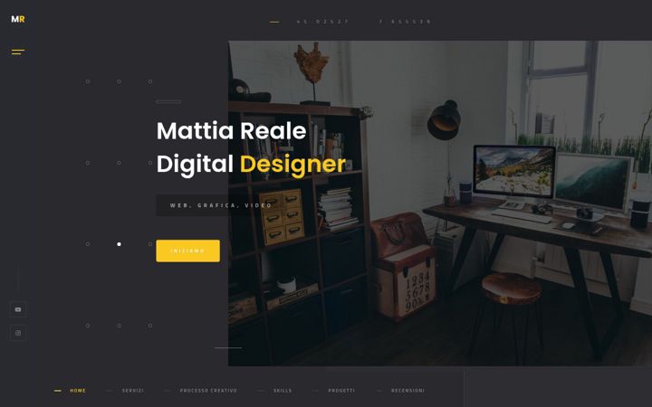 Screenshot of mattiareale.it