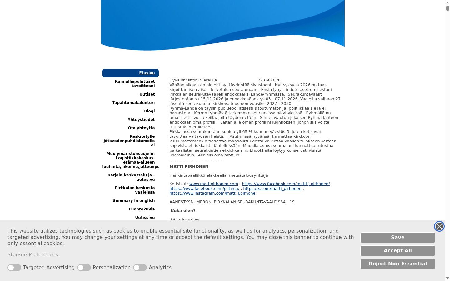 Zrzut ekranu banera zgody wyświetlanego przed jakąkolwiek interakcją
