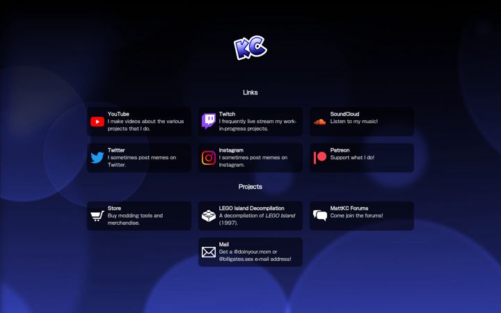 Screenshot of mattkc.com