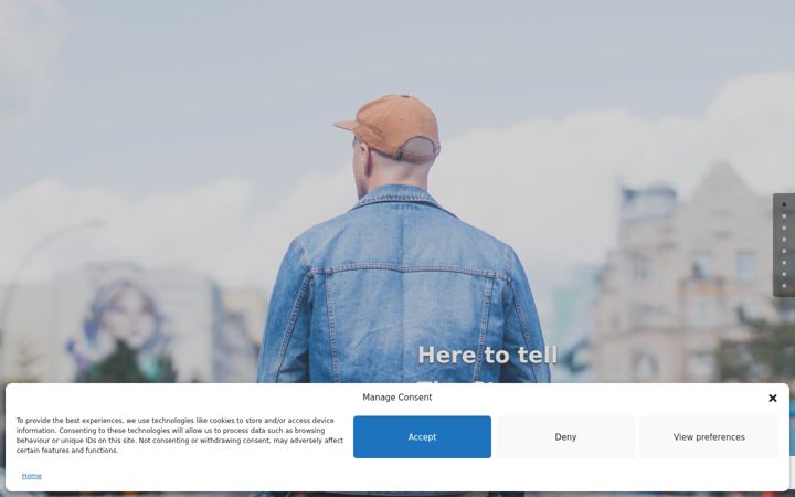 Screenshot of mattlewis.co.za